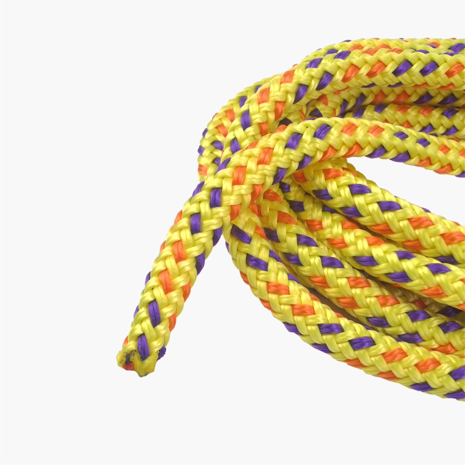 Braided Rope End, Polypro Climbing Rope