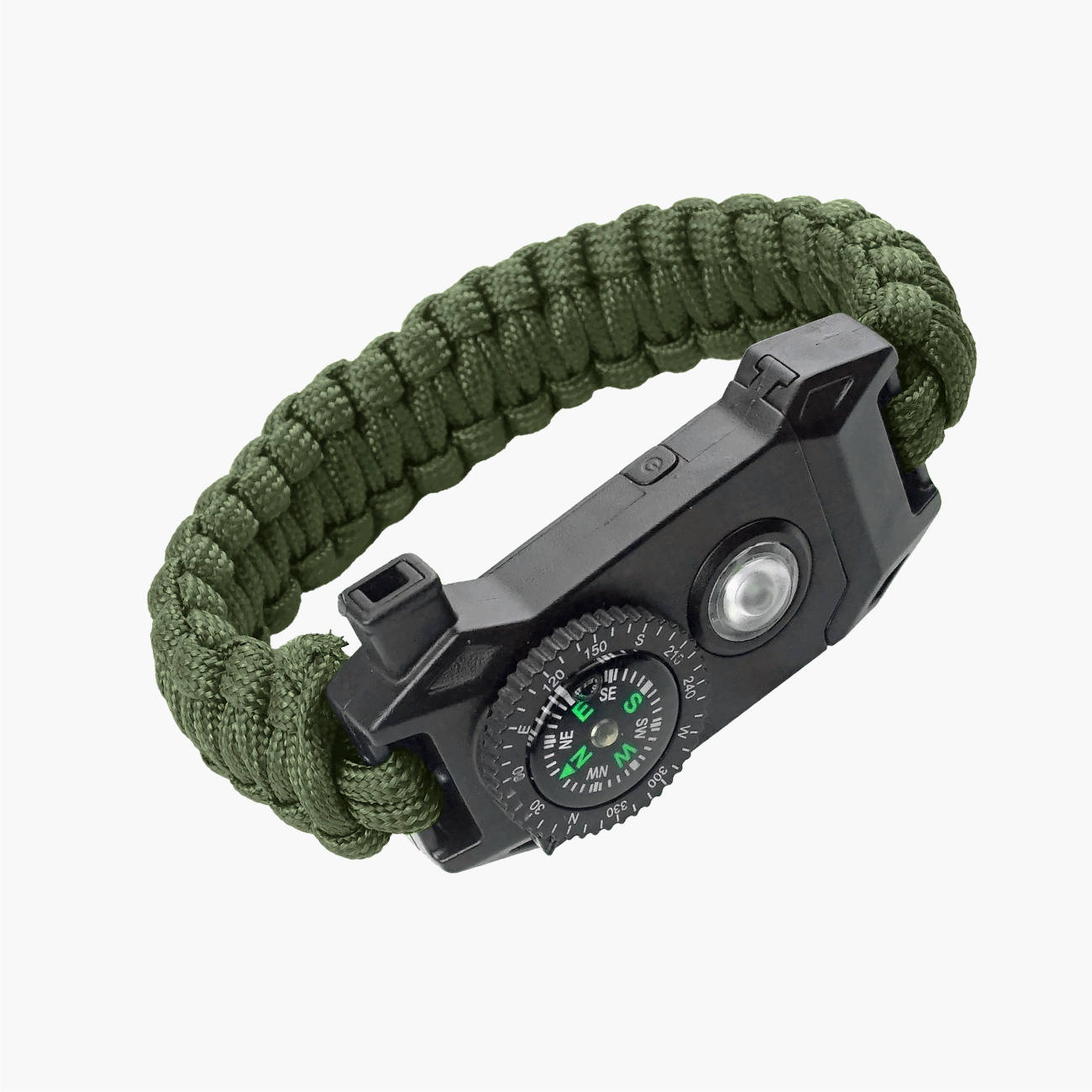 Paracord Bracelet with Fire Steel - 9 inch
