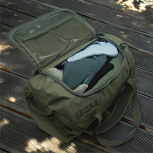 Blaze Expedition Holdall - Green 60L In Use