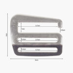 38mm Webbing G Hook Buckle Clip Measurements