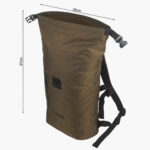 Legerro Lightweight Drybag Rucksack - Open Dimensions